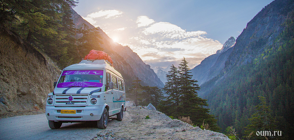 автобус, горы