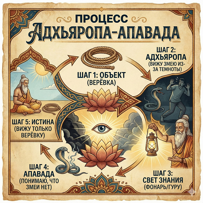 Этимология и значение санскритского слова Апавада схема