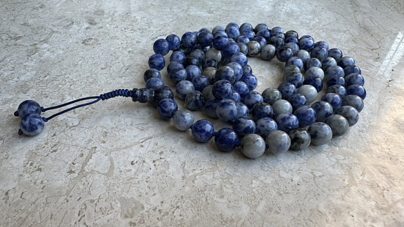 Чётки из яшмы океанической «Манла исцеляющий»