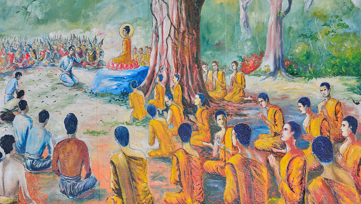 будда и ученики