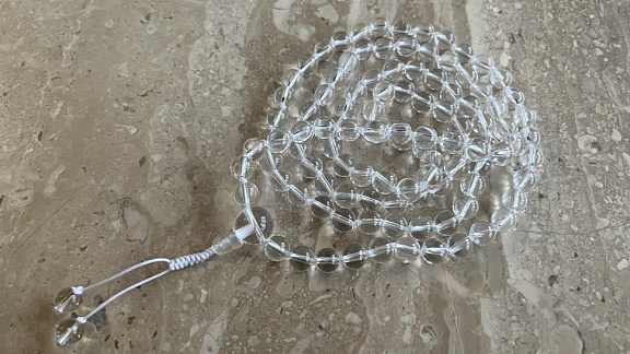 Чётки из горного хрусталя природного «Чистое видение»