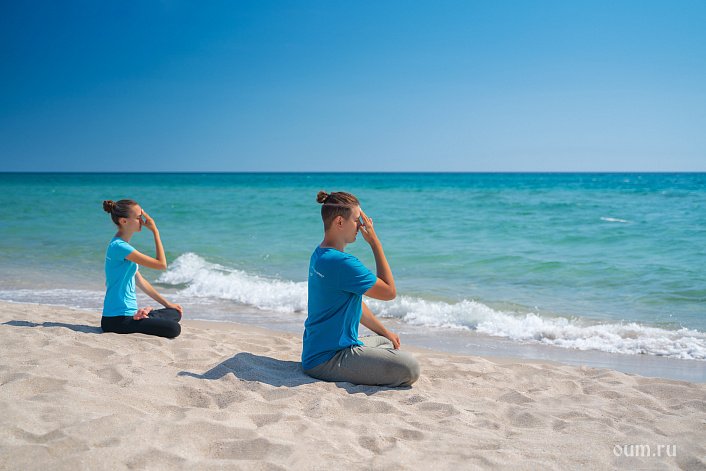 пранаяма на море фото
