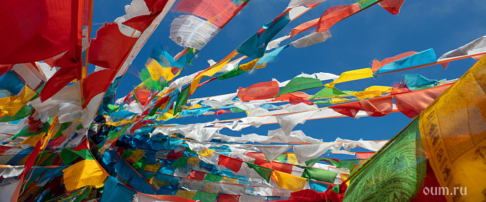 тибетские флаги фото