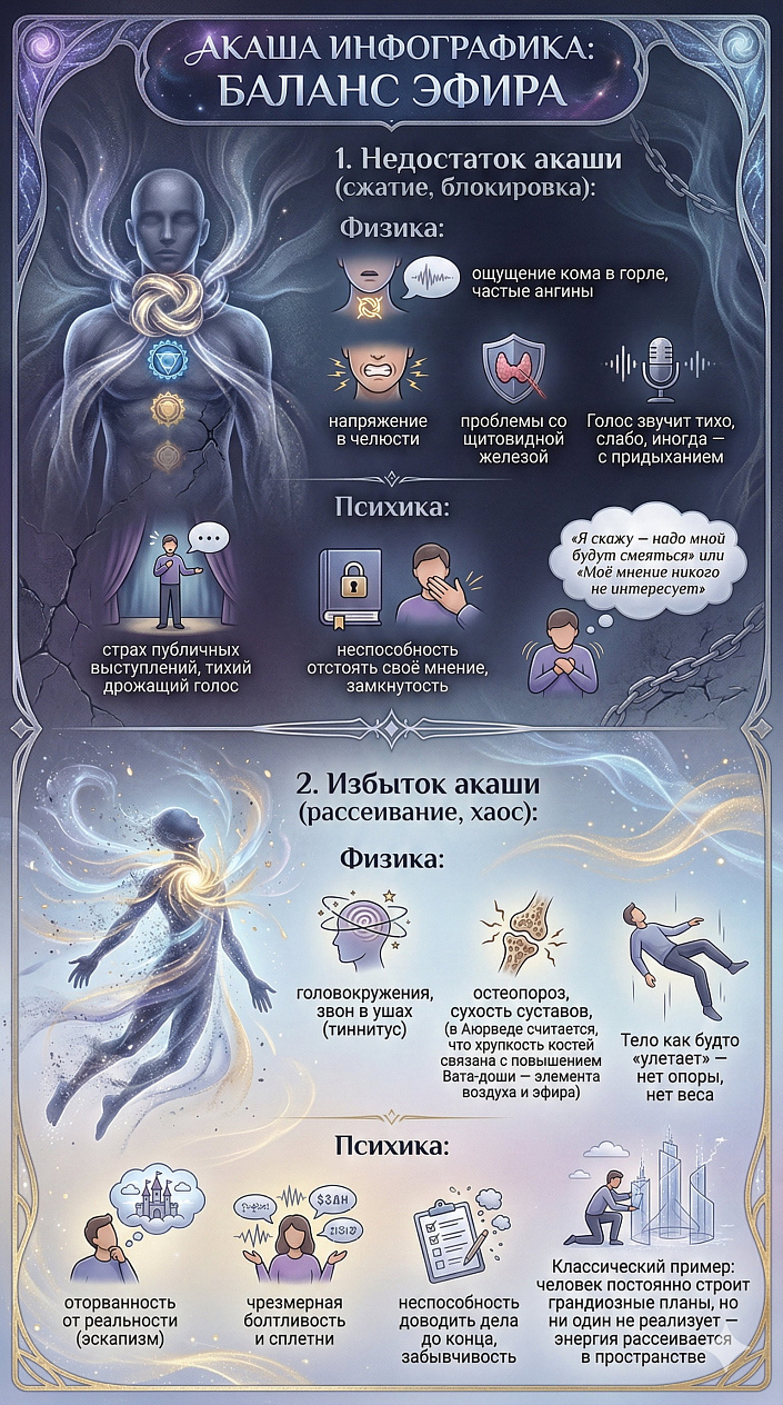 Признаки дисбаланса