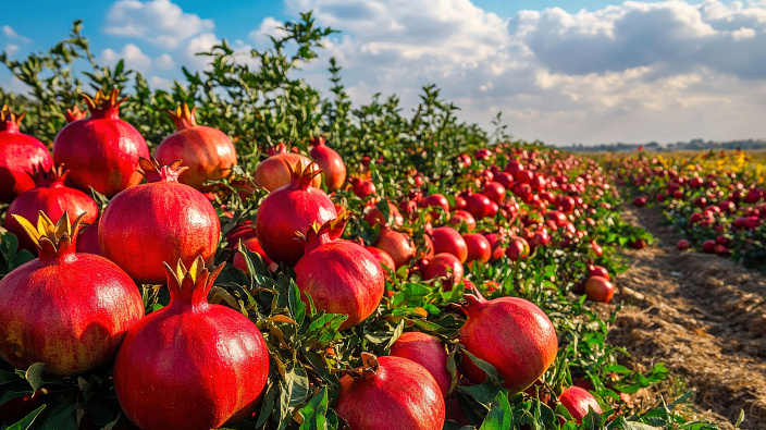 много гранатов