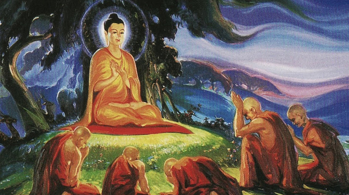 будда и ученики арт фото
