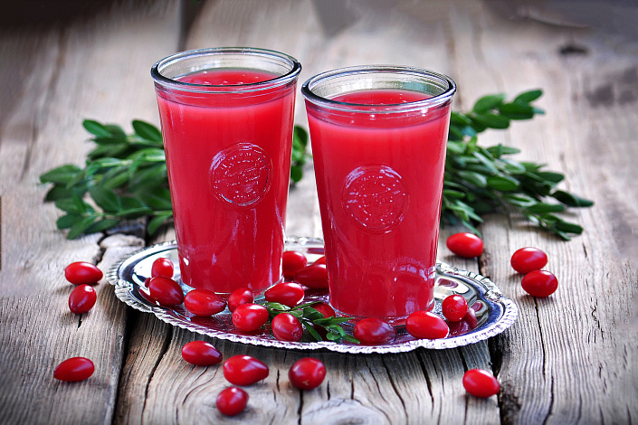 кисель из кизила фото