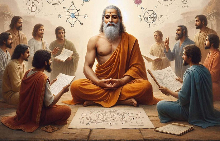 Учитель и ученики