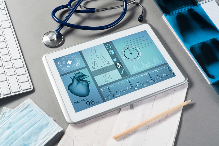 сердце, планшет