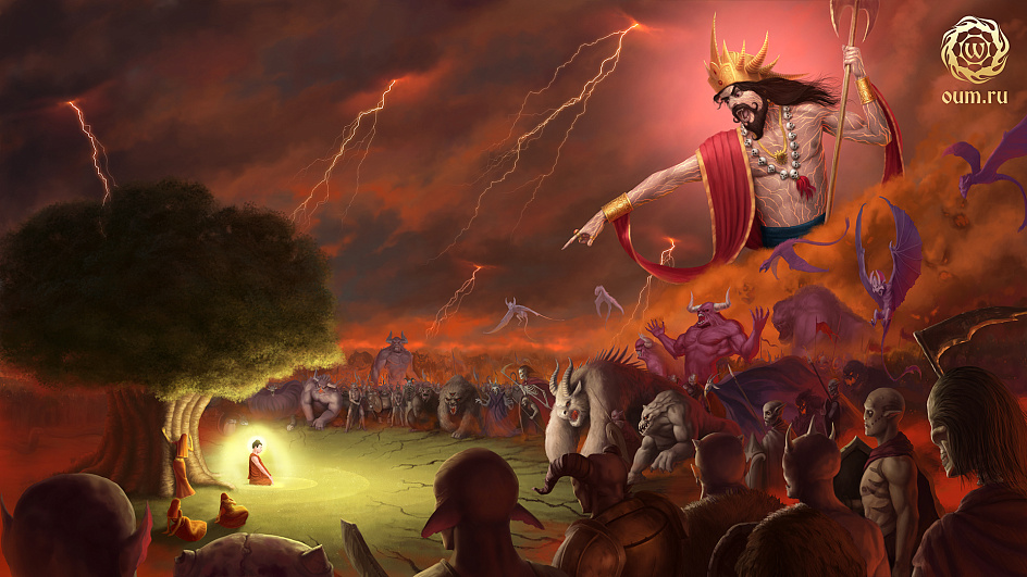 Мара и Будда фото