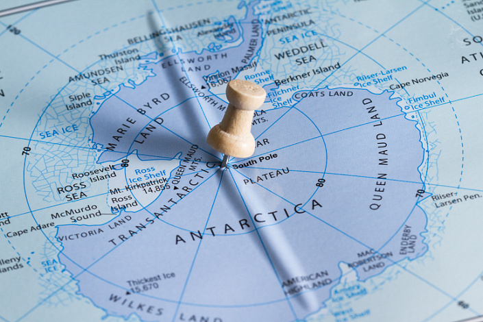 карта антарктиды фото