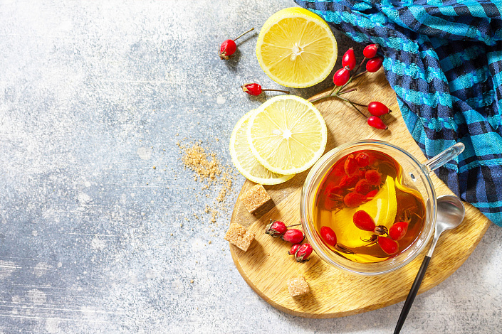 напиток с шиповником фото