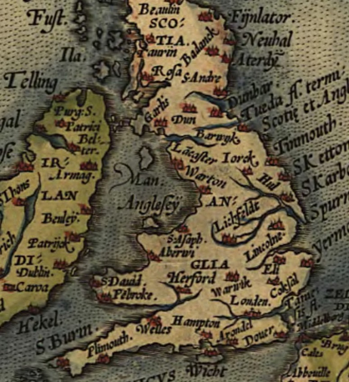 древняя карта