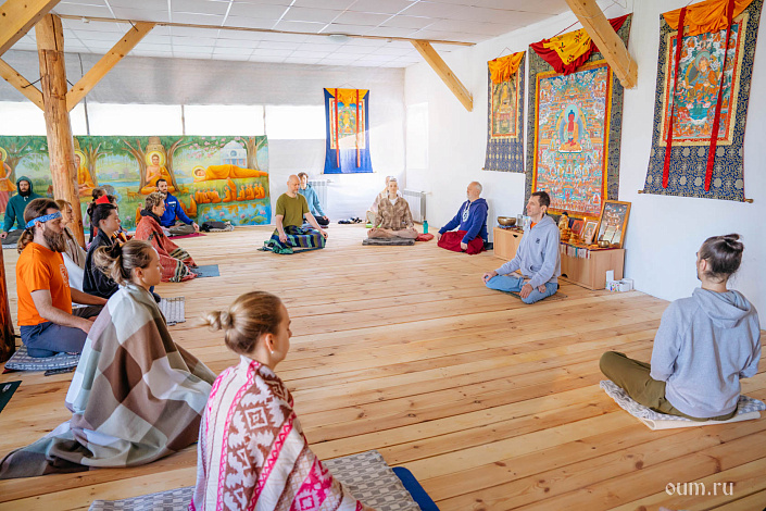 медитация в группе фото