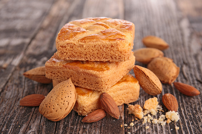 печенье, миндаль