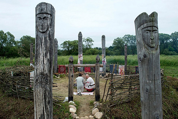 Капище Перуна в Калужской области