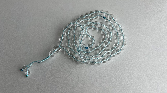 Чётки из горного хрусталя природного «Сорадование»