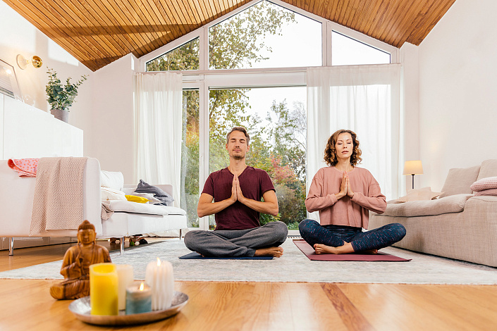 медитация в чистом доме фото