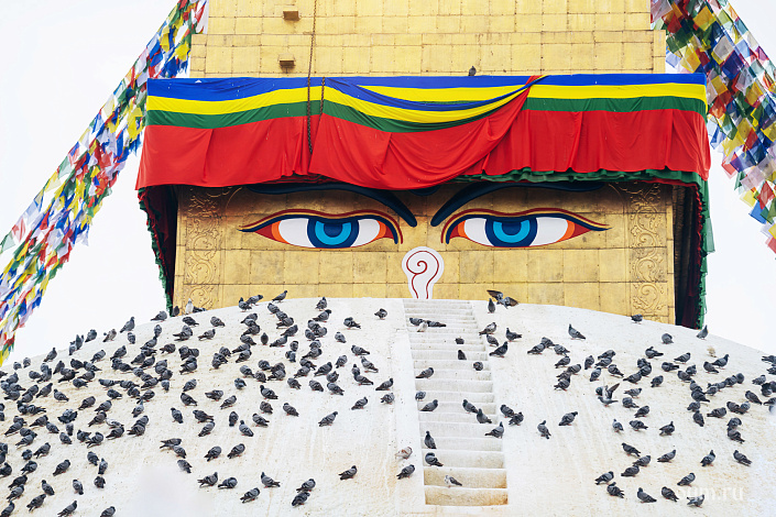 Ступа в катманду фото