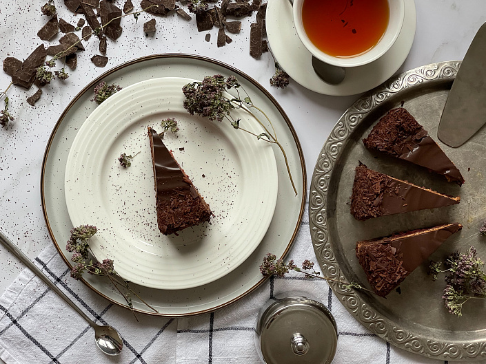 шоколадный торт фото