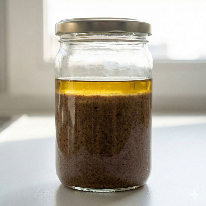 Масло на поверхности урбеча признак натуральности