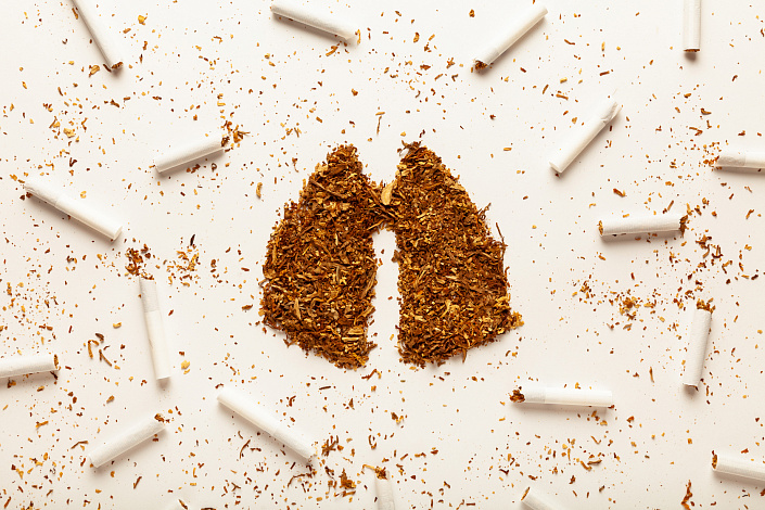 легкие, сигареты, курение