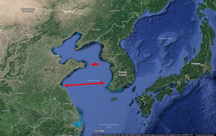 карта дальнего востока и китая