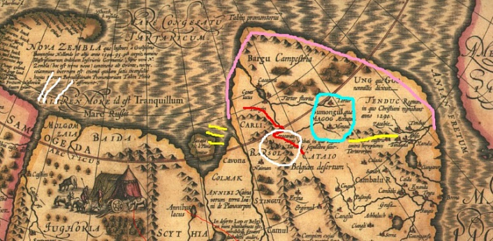 древняя карта