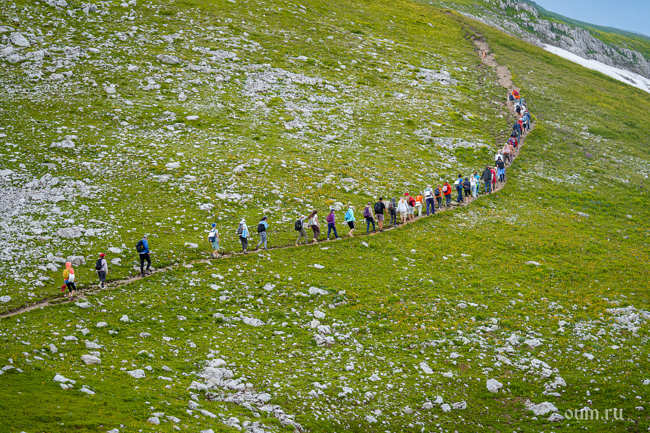 Поход в горах фото