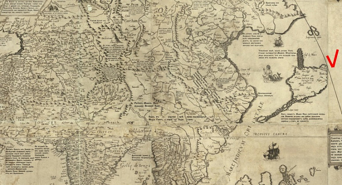 древняя карта