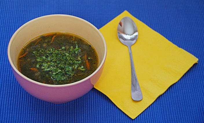 суп из молодой крапивы фото