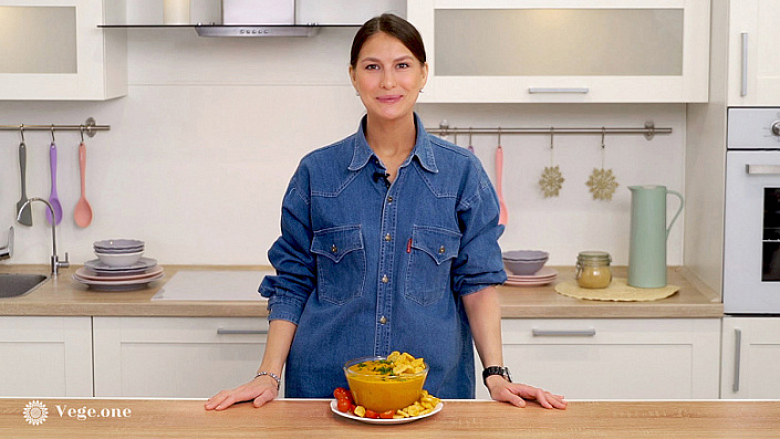 Рецепт морковного крем-супа с имбирём Морковный крем-суп с имбирём фото