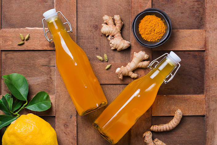 куркума в воде фото