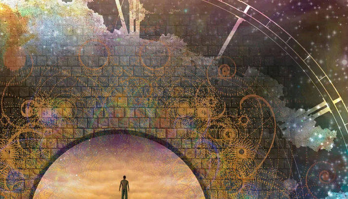 огромный циферблат