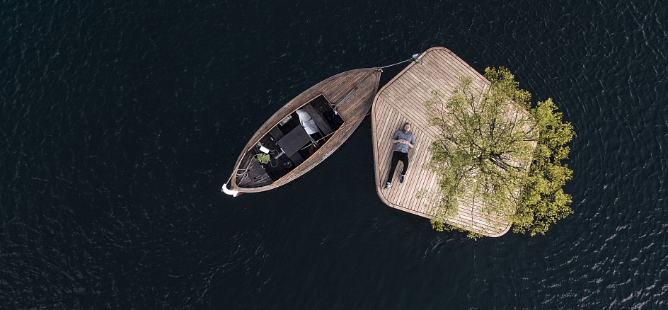 Ближе к природе: в Дании строят плавающие острова