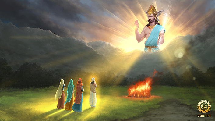 Джатака о змеином укусе Автор картины: Сергей Пидгайко фото