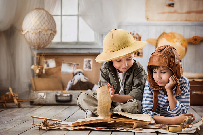 дети, книги, мальчики