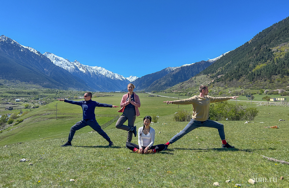 горы, асаны в горах