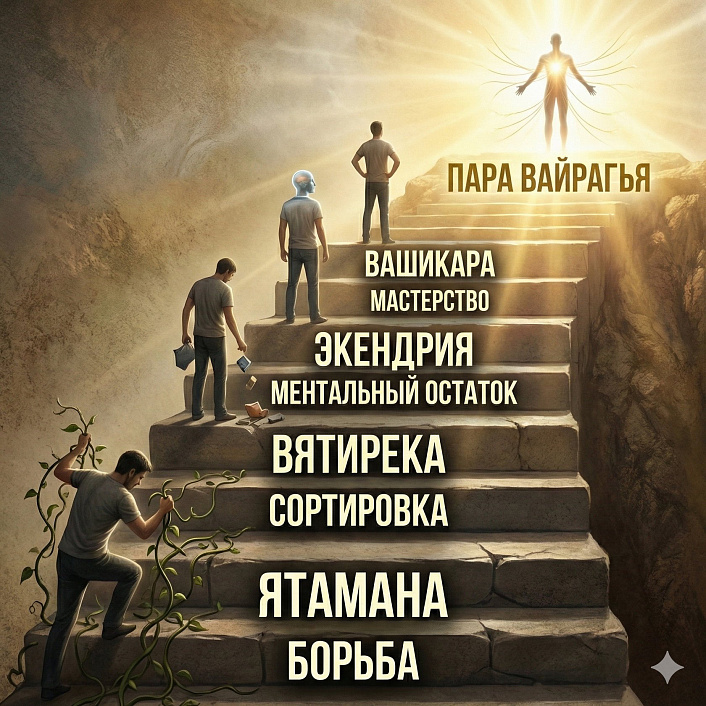 Четыре стадии Вайрагьи и ступени духовного роста в йоге