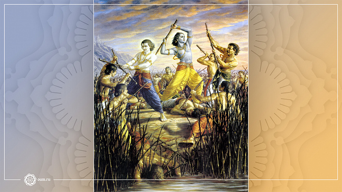 побоище камышами ядавов