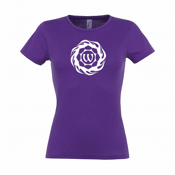 Футболка женская с логотипом Oum.ru