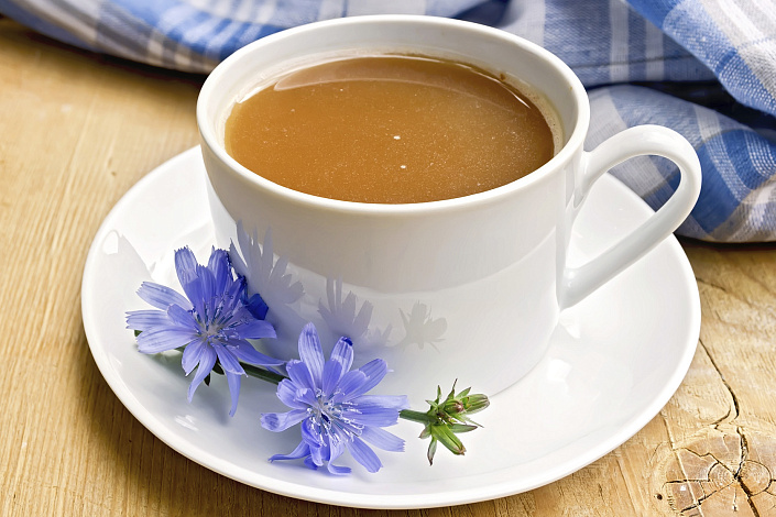 цикорий с молоком фото