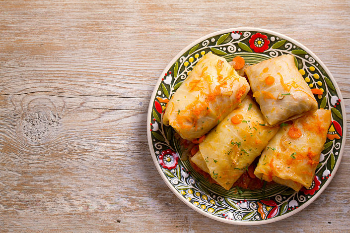 Веганские голубцы фото