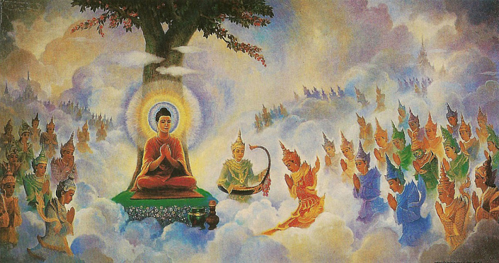 будда шакьямуни и бодхисаттвы