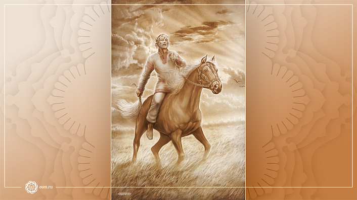 ярило, конь, мужик, рубаха