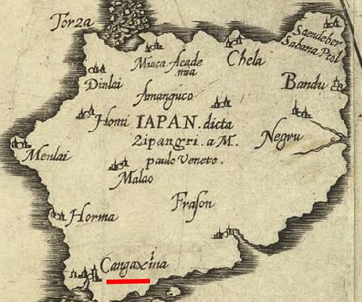 древняя карта японии