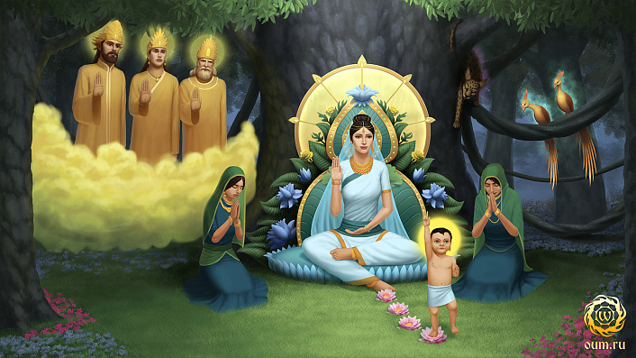 рождение будды шакьямуни