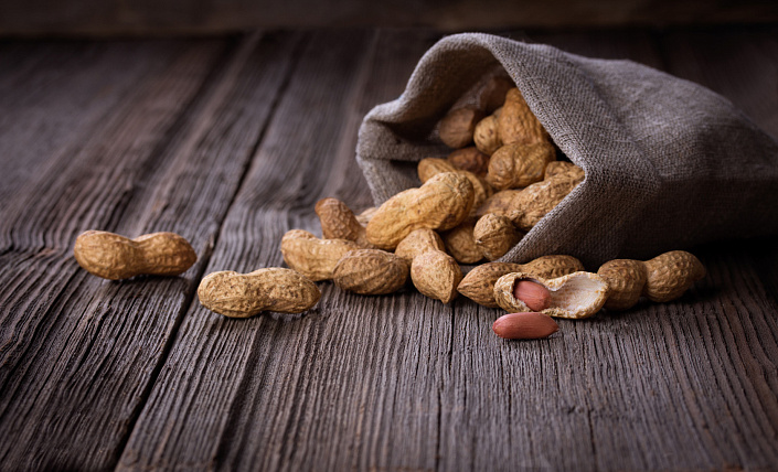 мешочек с арахисом фото