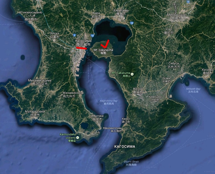 карта японии