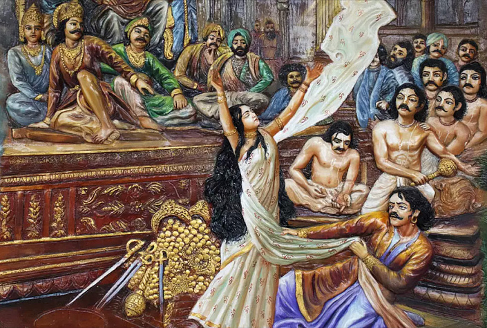 бесконечное сари драупади